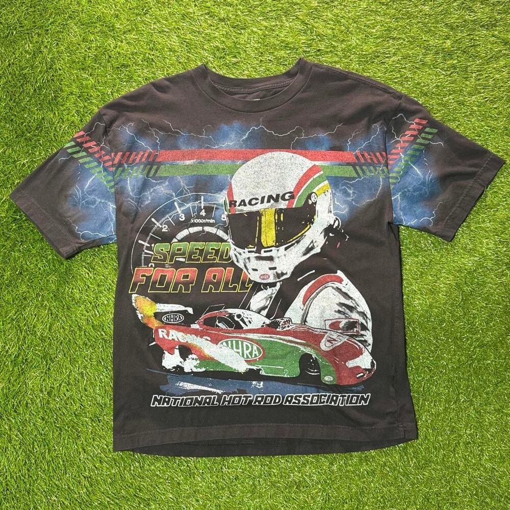 Hollister Racing Tee Shirt Graphic T-Shirt Medium